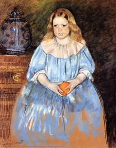 Portrait Of Margaret Milligan Sloan (no.2) — Mary Stevenson Cassatt