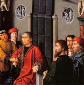 Il Giudizio Di Cambise (dettaglio) (10) — Gerard David