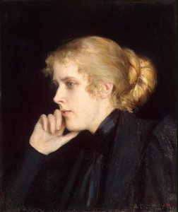 Portrait Of M. V. Dyakovskaya-geirot — Albert Edelfelt