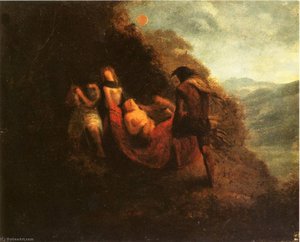 Mythologische Szene (siegfrieds Tod ) — Anselm Feuerbach
