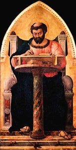 San Lukáš — Andrea Mantegna