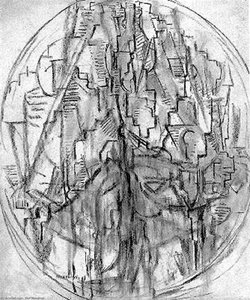 Ovale Komposition — Piët Mondrian