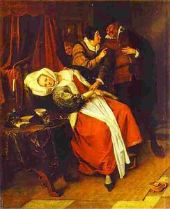 Sick Woman And A Doctor — Jan Havickszoon Steen