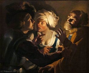 The Denial Of Saint Peter. — Dirck Van Baburen