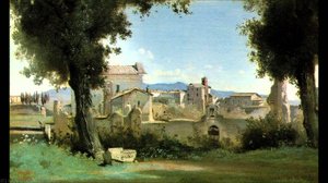 View From The Farnese Gardens, Rome — Jean-baptiste-camille Corot