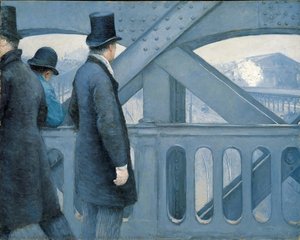 Sul Pont De L’europe — Gustave Caillebotte