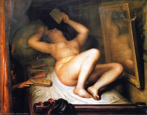 The Novel Reader — Antoine Wiertz