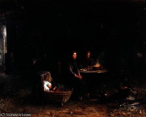Lunch At A Farm In Karlshaven Near Delden — Isaac Lazarus Israels