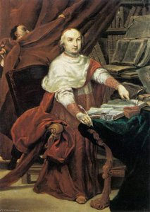 English Cardinal Prospero Lambertini — Giuseppe Maria Crespi