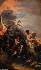 Hercules At The Crossroad — Sebastiano Ricci