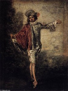 L'indifferente — Jean-antoine Watteau