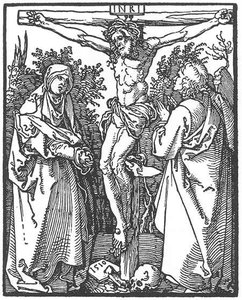 Cristo Sulla Croce Con La Vergine E San Giovanni — Albrecht Dürer