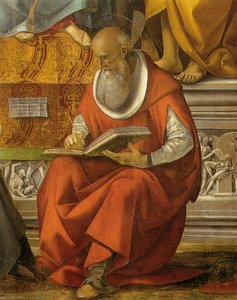 St. Jerome (detail From Virgin Enthroned With Saints) — Luca Signorelli