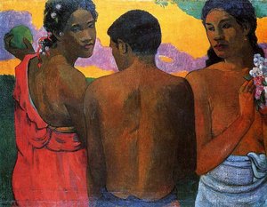 Three Tahitians — Eugène Henri Paul Gauguin