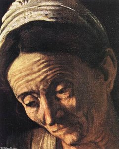 Cina De La Emmaus (detaliu) (21) — Caravaggio