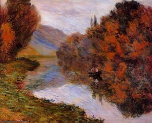 Laev Roosi Põhjaserval Jeufosse — Claude Monet
