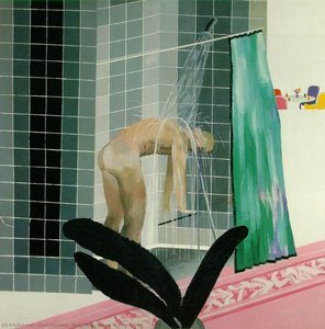 Man Taking Shower In Beverly Hills — David Hockney