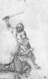 Die Heilige Katharina Und Der Henker — Albrecht Dürer