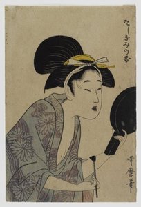 Page From An Album Or Illustrated Book — Kitagawa Utamaro