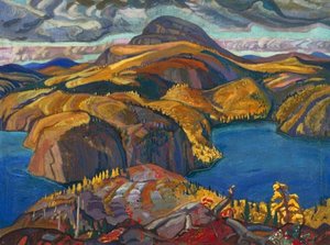 October On The North Shore, Lake Superior — Arthur Lismer
