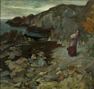 Rocky Coast Scene At Howth — Sir William Newenham Montague Orpen