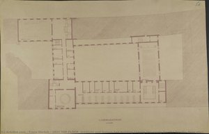 1rst Top Floor (institute And Lecture Hall Building Leipzig University Goethe-straße, Floor Plan) — Franz Ehrlich
