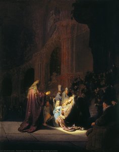 Simeon's Song Of Praise — Rembrandt Peale