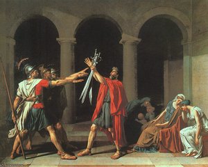 The Oath Of The Horatii — Jacques-louis David