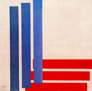 Three Blue And Three Red — František Kupka