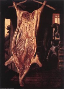 Slaughtered Pig — Joachim Beuckelaer