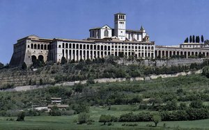 View Of The Church Of San Francesco — Giotto Di Bondone