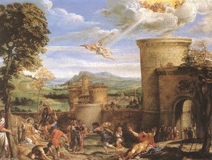La Mort Du Saint Évain — Annibale Carracci