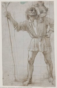 St. Christopher With The Infant Jesus — Donato Bramante
