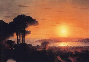 Atardecer Sobre El Cuerno De Oro — Iván Aivazovski