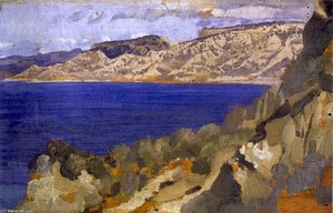Anzac From Gaba Tepe — George Washington Thomas Lambert