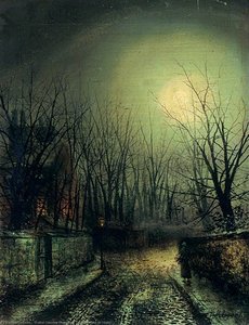 Street Scene At Night — Walter Linsley Meegan