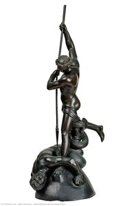 Saint Michael Overcoming Satan — John Flaxman