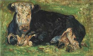 Lążąca Krowa — Vincent Willem Van Gogh