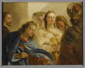 Le Christ Et La Femme Adultere — Giandomenico Tiepolo