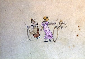 March Illustration For The Almanac — Kate Greenaway