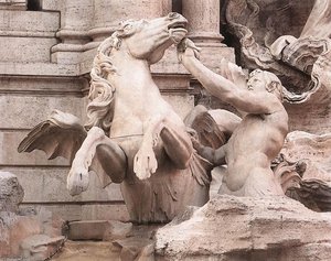 Fontana Di Trevi (detail) — Niccolò Salvi