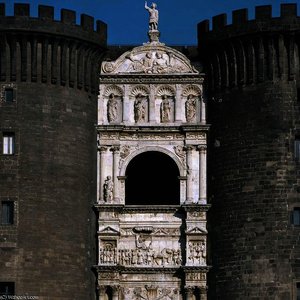 Triumphal Arch Of Alfonso I (detail) — Francesco Laurana