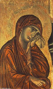 Crucifix (detail) — Cimabue