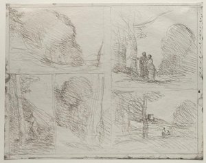 The Garden Of Pericles; The Painter's Lane; Scrawl; The Large Woodcutter; The Tower Of Henry Viii — Jean-baptiste-camille Corot