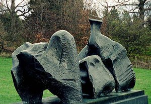 Three Piece Reclining Figure No.1 — Henry Moore