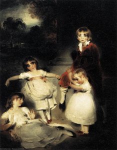 Portrait Of The Children Of John Angerstein — Ser Tomas Lorens