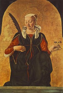 Griffoni Polyptych: St Lucy — Francesco Del Cossa