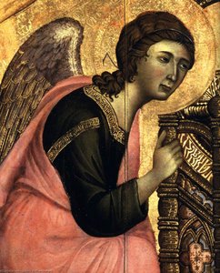 Rucellai Madonna (detail) — Duccio Di Buoninsegna