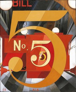 I saw the figure 5 in gold (Homage to William Carlos Williams)