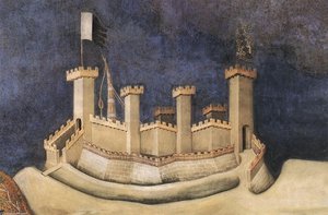 Guidoriccio Da Fogliano (detail) — Simone Martini